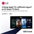 3 hónap Apple TV+ előfizetés ingyen az LG Smart TV-khez!