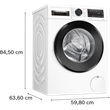 Bosch WGG244Z3BY elöltöltős mosógép
