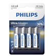 Philips LR6E4B/10 ultra alkaline elem