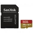 Sandisk 121587 MicroSD extreme kártya 256GB, 190/90 MB/s