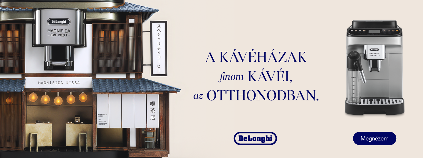De’Longhi automata kávéfőzők – Kávéházi élmény otthon