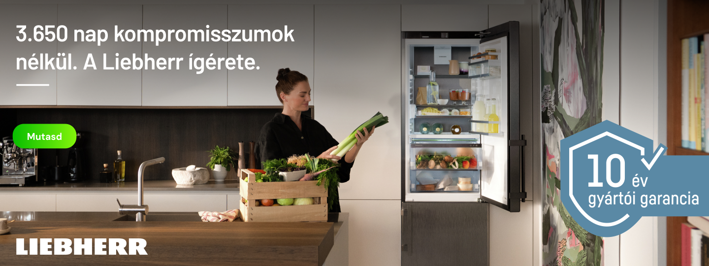 10 éves gyártói garancia Liebherr háztartási készülékekre