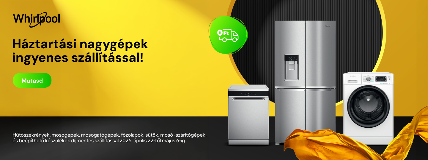 Whirlpool nagygépek ingyenes szállítással