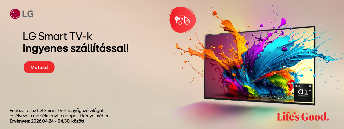 LG Smart TV-k ingyenes szállítással