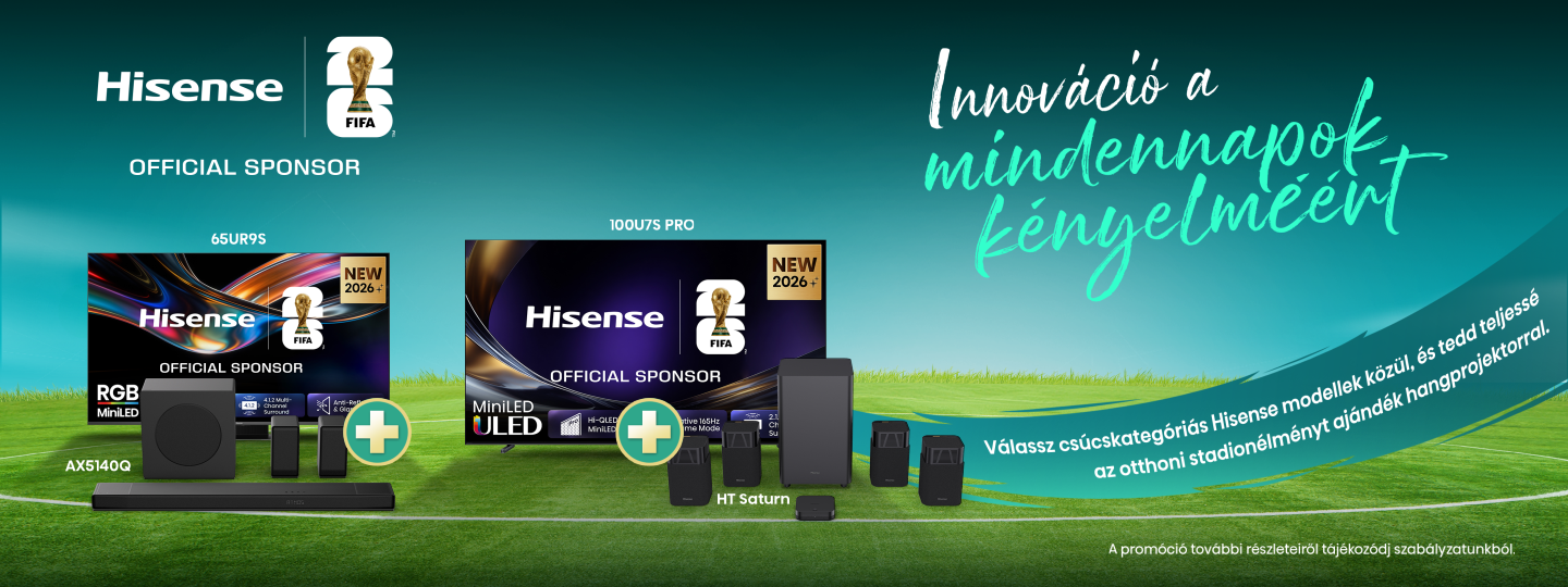 Hisense TV + ráadás soundbar