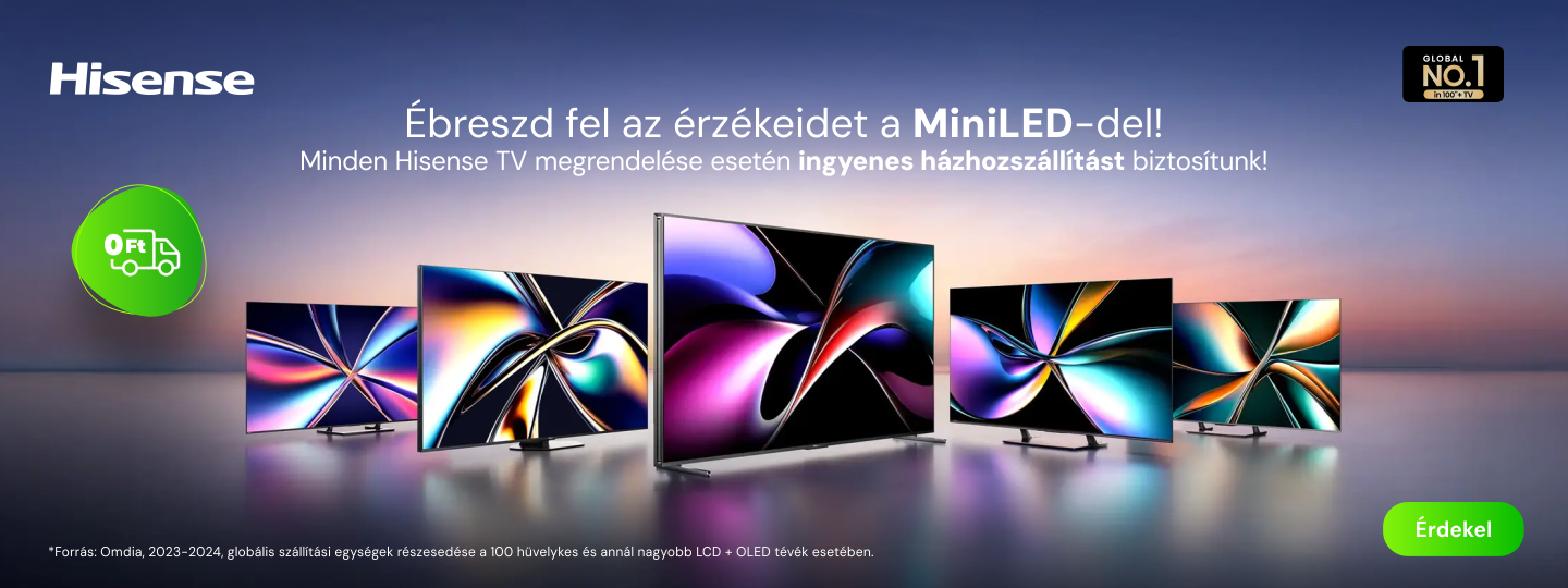 Hisense TV ingyen szállítás