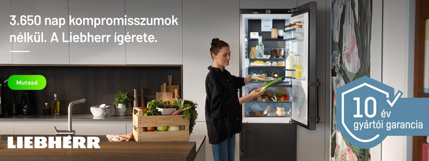10 éves gyártói garancia Liebherr háztartási készülékekre