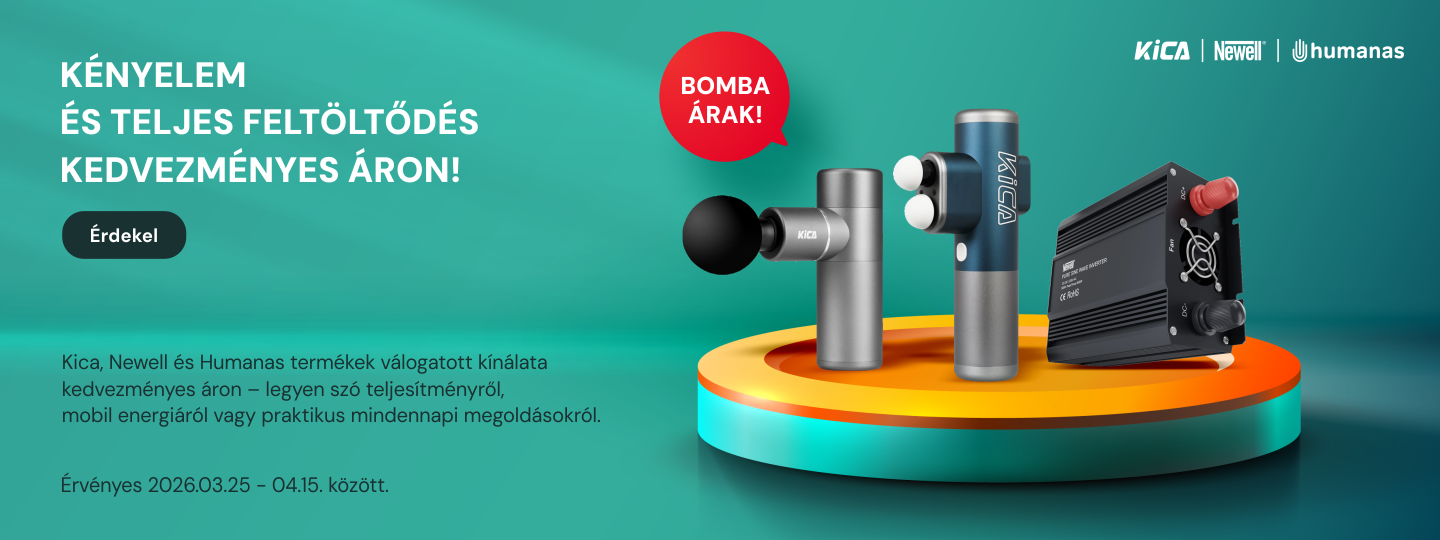 Kica • Newell • Humanas nagy tavaszi akció