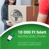 10.000 Ft felett ingyen szállítunk