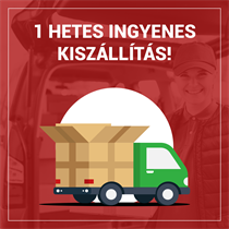 1 HETES ingyenes kiszállítás