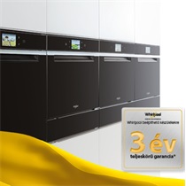 3 év garancia Whirlpool beépíthető készülékekre
