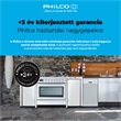 +3 év kiterjesztett garancia Philco háztartási nagygépekre
