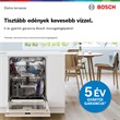 5 év gyártói garancia Bosch mosogatógépekre!