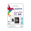 ADATA AUSDX64GUICL10-RA1 Premier microSDXC 64GB Class 10 memeóriakártya + adapter