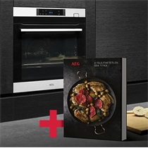 AEG gőzsütő vásárlása esetén most szakácskönyvet kap ajándékba! 