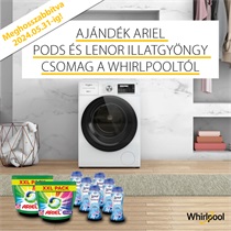 Ajándék Ariel PODS és Lenor illatgyöngycsomag a Whirlpool-tól!