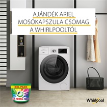 Ajándék Ariel mosókapszula csomag a Whirlpool-tól!