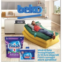 Ajándék Finish ajándékcsomag Beko mosogatógép mellé 