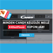 Ajándék Netpincér kupon Candy szabadonálló és beépíthető készülékekhez