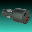 Avax CC680B 140W USB-C, USB-A autós töltő