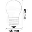 Avide ABMG27NW-2.5W LED globe izzó, mini