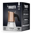 Bialetti 7282/CN VENUS Réz kotyogós kávéfőző, 2 személyes