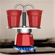 Bialetti 7303 MINI EXPRESS kotyogós kávéfőző szett, 2 személyes