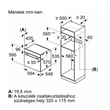 Bosch HBA372EB4 beépíthető sütő