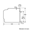 Bosch HBA372EB4 beépíthető sütő