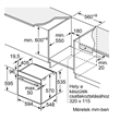 Bosch HBA372EB4 beépíthető sütő