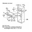 Bosch HBA534EB3 beépíthető sütő