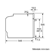 Bosch HBA534EB3 beépíthető sütő