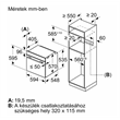 Bosch HBA534ES3 beépíthető sütő