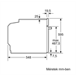 Bosch HBA534ES3 beépíthető sütő