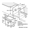 Bosch HBA574BB3 beépíthető sütő