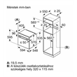 Bosch HBG578EB3 beépíthető sütő