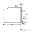 Bosch HBG578EB3 beépíthető sütő