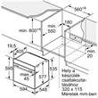 Bosch HBG7764B1 beépíthető sütő