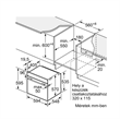 Bosch HRG272EB3 beépíthető sütő
