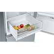 Bosch KGV36VLEAS Serie 4 szabadonálló, alulfagyasztós hűtő-fagyasztó kombináció 186 x 60 cm nemesacél kinézet