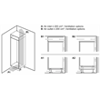 Bosch KIN96NSE0 beépíthető alulfagyasztós hűtőszekrény