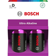 Bosch LR20UA2B00 ultra alkáli elem D 2db