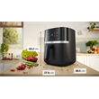 Bosch MAFS2462B Serie 4 air fryer fekete forrólevegős sütő