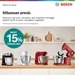 Bosch MUM robotgépek most 15% pénzvisszatérítéssel