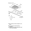 Bosch PBP6B5K80H beépíthető gázfőzőlap