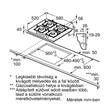 Bosch PNH6B6K40 Serie 4 beépíthető gázfőzőlap