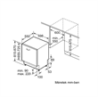 Bosch SMV25EX02E beépíthető mosogatógép