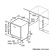 Bosch SMV2HVX06E beépíthető mosogatógép