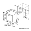 Bosch SMV4EVX08E beépíthető mosogatógép