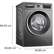 Bosch WGG244ZREU elöltöltős mosógép